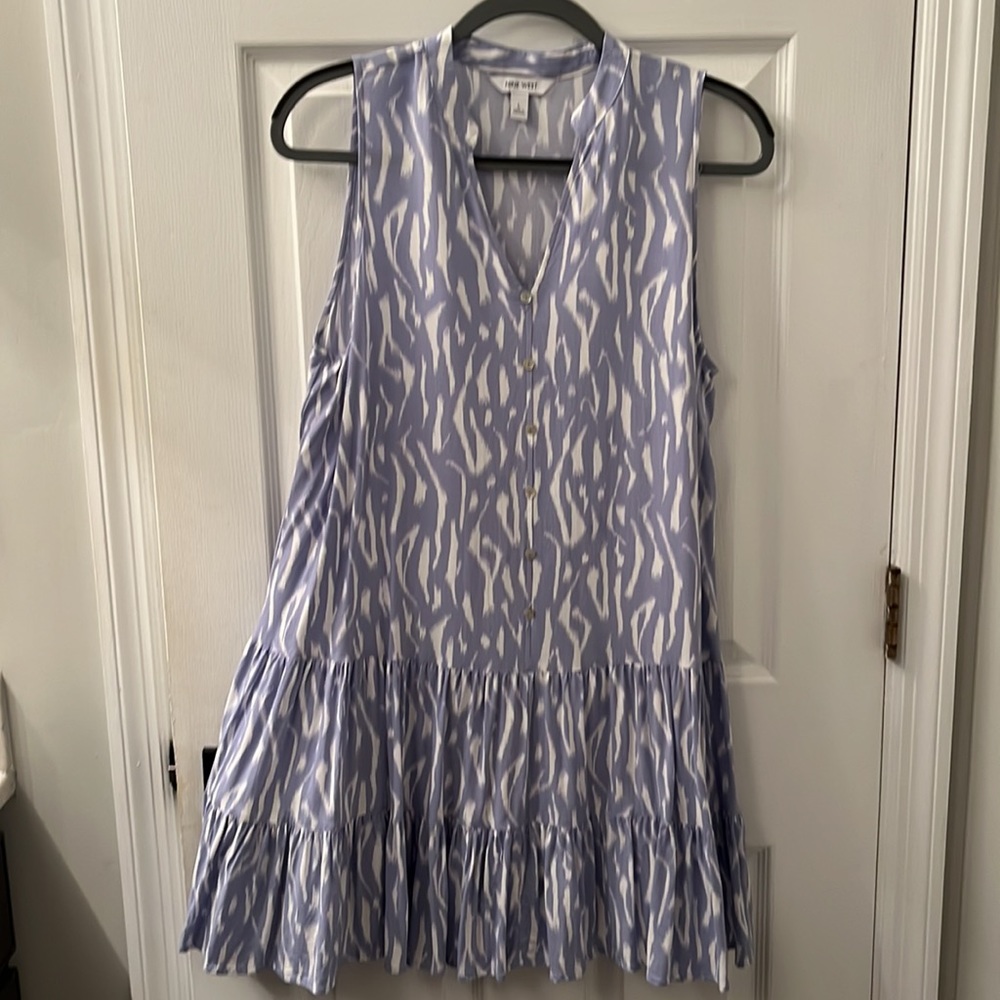 Darling 9 West lilac sundress! Sz L - Picture 2 of 8